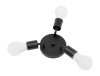 Ceiling Lamp Chandelier TOOLIGHT APP701-3C Triangle Metal Black 3-light points E27 20x20x8Cm