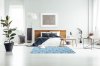 PLUSH CARPET CLOVER BLUE 1.20*1.70
