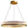 Pendant LED Lamp TOOLIGHT APP1190-CP 60cm Gold Metal Plastic