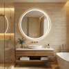 Mirror LED 80cm MMJ BRUSH SILVER