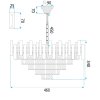 CEILING LAMP CHANDELIER TOOLIGHT G051-CP CHROME