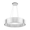 Pendant LED Lamp TOOLIGHT APP982-CP Cristal Round 2-light points 24W 40x40x8-98cm