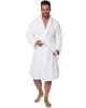 Bathrobe MEN King White collar S/M