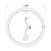 MIRROR LED BLUETOOTH FFJ 60CM