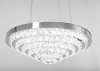 Pendant LED Lamp TOOLIGHT APP774-1CP Cristal + remote control 1-light point 38x38x19-90cm