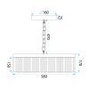 CEILING LAMP CHANDELIER TOOLIGHT APP1532-8CP CHROME