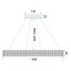 CEILING LAMP CHANDELIER TOOLIGHT LED MS004-CP CHROME