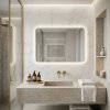 MIRROR REA TOP-3 80X60 TRANSPARENT 80X60 LED