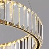 Pendant LED Lamp TOOLIGHT APP982-CP Cristal Round 2-light points 24W 40x40x8-98cm