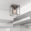 Chandelier Toolight APP1264-1C Metal / Glass E27