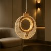 CRYSTAL LED PENDANT LAMP TOOLIGHT LHJ110-1CP 80 GOLDEN