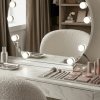 MIRROR REA HOLLYWOOD WHITE 50CM LED