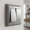 Toolight Double Switch Oste Jnh007-w Grey