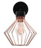 Wall Light Toolight APP534-1W E27 rose gold / black
