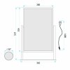 Mirror Rea Lumi 30X40 Led Black