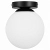 Ceiling Lamp Chandelier TOOLIGHT APP1155-1C Black Metal Glass Balls E14 1-light points