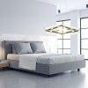 Pendant LED Lamp TOOLIGHT APP794-CP Modern Gold + remote control 3-light points 70W 54x54x26-89cm