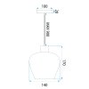 CEILING LAMP CHANDELIER TOOLIGHT APP1591-1CP BOHO WHITE BEIGE