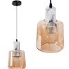 Pendant Lamp TOOLIGHT APP1011-1CP Beige E27 1-light point
