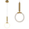LED PENDANT LAMP TOOLIGHT LHJ058-CP1 4 BRUSHED GOLD