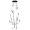 CEILING LAMP CHANDELIER TOOLIGHT LED G040-3CP BLACK