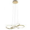 Pendant LED Lamp TOOLIGHT APP815-CP Modern NODE Gold + remote control 1-light point 70 W 60x60x13cm