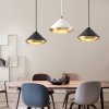 Pendant Lamp TOOLIGHT APP1005-1CP Black Round 1-light point E27 20x15x15-100cm