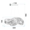 CEILING LAMP CHANDELIER TOOLIGHT LED APP1538-CP GOLD