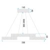 CEILING LAMP CHANDELIER TOOLIGHT LED APP1556-CP GOLD