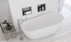 Built-in Stainless Steel Bathroom Shelf 30X30 Brushed Steel