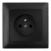 Toolight Single Socket Frame Oste Jnh013-1f Black