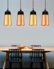 Pendant Lamp TOOLIGHT APP196 FOX B Bell Metal Black - Gold Pink E27 1-light point