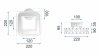 Wall LED Light Toolight APP415-W 20W silver