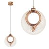 CRYSTAL LED PENDANT LAMP TOOLIGHT LHJ110-1CP 80 GOLDEN
