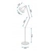 Floor Lamp Living Room Toolight APP540-1F RENO Foldable 1-light point E27