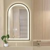 Mirror LED 60x100cm DASH BLACK
