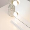 MIRROR REA HOLLYWOOD WHTE 58X45 LED