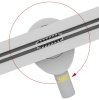 Linear drainage Rea Neo Ultra Slim Pro Nickel Brush INOX 70