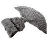 Blanket Mermaid Tail Grey