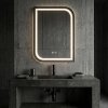 Mirror Rea Zone 80X60 Led Black