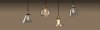 Pendant Lamp TOOLIGHT APP044-1CP GreenO B Black Metal Glass Ball E27