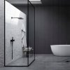 Bathroom hook hanger REA Black 322196