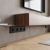 Toolight Quadruple Socket Frame Oste Jnh016-4f Black