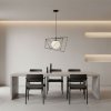 Pendant Lamp TOOLIGHT APP1022-1CP Black 1-light point E27 34x34x26-106cm