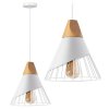 Pendant Lamp TOOLIGHT APP226-1CP Scandinave Metal 1-light point E27 25x25x28-118cm