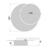 LED WALL LAMP TOOLIGHT LHJ082-W 23 BLACK