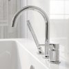 Rea 3-Hole Bathtub Faucet Lungo Chrome 23,5X6,5X27,5Cm