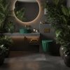 Rea Set: Wall-hung Toilet Bowl + Countertop Washbasin Duo Matcha Matt