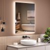 Bathroom LED Mirror REA SQR 50x100cm