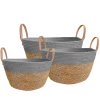 Natural boho-style basket YT21B-35